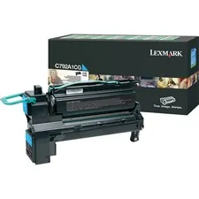 Lexmark C792A1CG — LEXMARK C792A1CG CYAN RETURN PROGRAM PRINT CARTRIDGE FOR USE IN C/X792 ESTIMATED