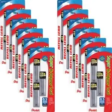 Pentel PEN C25BPHB3K6BX — Pentel Super Hi-Polymer Leads - 0.5 mmFine Point - HB - Graphite - 36 / Box