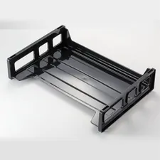 Officemate OIC 26052 — OIC Recycled Side Load Letter Tray - 1 Compartment(s) - 1 Tier(s) - 2.8 Height x 13.2 Width x 9 Depth - Stackable, Durable, Handle, Sturdy - 30% Recycled - Plastic - 1 / Each