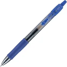 Pilot PIL 31171 — Pilot G2 Retractable Gel Ink Rollerball Pens - Fine Pen Point - 0.7 mm Pen Point Size - Refillable - Retractable - Blue Gel-based Ink - 12 / Dozen