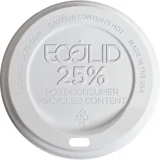 EcoProducts Inc ECO EPHL16WR - Eco-Products Evolution World Hot Cup Lids - Polystyrene - 10