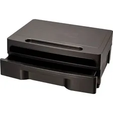Officemate OIC 22502 — OIC Monitor Stand with Drawer - 13.1 Width - Black