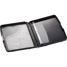 Officemate OIC 83309 — OIC Ringbinder Clipboard Storage Box - 8 19/64 , 8 1/2 x 11 45/64 , 11 - Spring Clip - Plastic - Charcoal - 1 Each