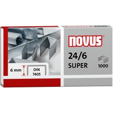 Novus Dahle GmbH DAH 0400026 - Novus 246 Super Premium Staples, 24 Gauge Galvanized Steel, 