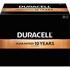 Duracell DUR 01301CT — Duracell CopperTop D Batteries - For Toy, Remote Control, Flashlight, Clock, Radio - D - 72 / Carton