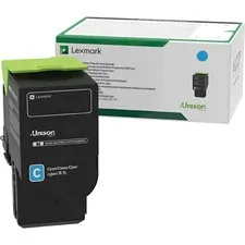 Lexmark 80C0HCG — LEXMARK 80C0HCG CYAN RETURN PROGRAM TONER CARTRIDGE TAA FOR USE IN CX410,510 EST