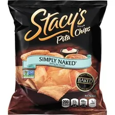PEPSICO FRT 49650 — Stacy's Baked Pita Chips - No Artificial Flavor, No Artificial Color, Low Fat, No MSG - 24 / Box