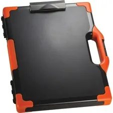 Officemate OIC 83326 — OIC Clipboard Storage Box - Storage for Tablet, Notebook - 8 1/2 , 8 1/2 x 11 , 14 - Black, Orange - 1 Each