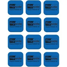 Flipside Products FLP 35030 — Flipside Magnetic Whiteboard Student Erasers - Blue - Square - EVA Foam - 2 Width x 2 Height x - 2 Length - 12 / Set - Magnetic