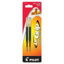 Pilot PIL 77272 — Pilot Dr. Grip Center of Gravity Pen Refills - 1 mm, Medium Point - Blue Ink - 2 / Pack