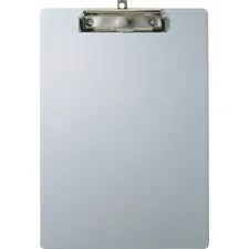 Officemate OIC 83211 — OIC Aluminum Clipboard - 8 1/2 x 11 - Low-profile - Aluminum - Silver - 1 Each