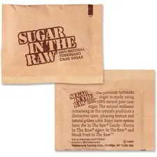 J.M. SMUCKER CO. SMU 50390 — Sugar In The Raw Turbinado Cane Sugar - Natural Sweetener - 400/Carton