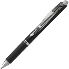 Pentel PEN BLP77A — Pentel EnerGel 0.7mm Retractable Gel Roller Pen - 0.7 mm Pen Point Size - Retractable - Black Gel-based Ink - Black Barrel - Metal Tip - 1 Each