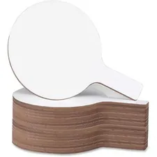 Flipside Products FLP 10037 — Flipside Mini Dry Erase Answer Paddle - 5 (0.4 ft) Width x 9 (0.8 ft) Height - White Surface - Paddle - 24 / Pack