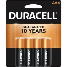 Duracell DUR MN1500B4ZCT — Duracell CopperTop Battery - For Smoke Alarm, Flashlight, Lantern, Radio, Calculator, Pager, Recorder, Camera, Meter, Scanner, CD Player, ... - AA - 224 / Carton