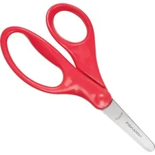 Fiskars FSK 1941601067 — Fiskars 5 Blunt-tip Kids Scissors - 5 Overall LengthSafety Edge Blade - Blunted Tip - Red - 1 / Each