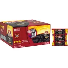 J.M. SMUCKER CO. FOL 00016 — Folgers® Black Silk Ground Coffee Filter Packs Ground - Regular - Black Silk - Dark/Bold/Smooth - 1.4 oz - 40 / Carton