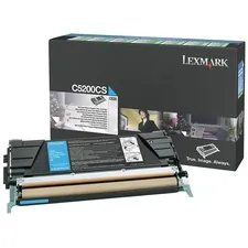 Lexmark LEX C5200CS — Lexmark Toner Cartridge - Laser - 1500 Pages - Cyan - 1 Each
