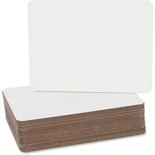 Flipside Products FLP 12064 — Flipside Round Corners Dry Erase Lap Board - 9.5 (0.8 ft) Width x 12 (1 ft) Height - White Surface - Rectangle - 24 / Pack