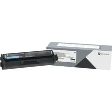 Lexmark C3210C0 — Lexmark Unison Toner Cartridge - Cyan - Laser - Standard Yield - 1500 Pages - 1 Each