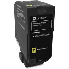 Lexmark 74C10Y0 — Lexmark Unison Toner Cartridge - Laser - Standard Yield - 3000 Pages - Yellow - 1 Each