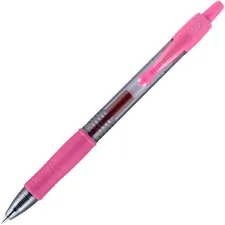 Pilot PIL 31174 — Pilot G2 -7 Retractable Gel Roller Pens - Fine Pen Point - 0.7 mm Pen Point Size - Refillable - Retractable - Pink Gel-based Ink - Translucent Barrel - 12 / Dozen