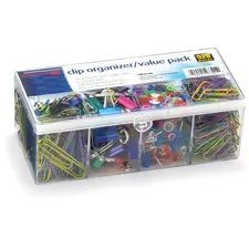 Officemate OIC 97301 — OIC Flip Lid Clip Organizer Value Pack - 520 / Pack