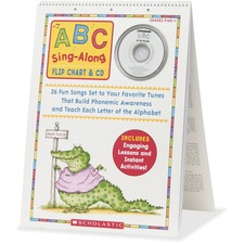 SCHOLASTIC INC. SHS 0439784395 - Scholastic ABC Sing-Along Flip Chart & CD - ThemeSubject: Le