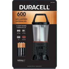 Duracell DUR 8661DL600 - Duracell Compact LED Lantern - AAA - Black
