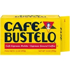 J.M. SMUCKER CO. FOL 01720CT — Café Bustelo® Espresso Coffee Ground - Arabica - Dark/Bold - 10 oz Per Can - 24 / Carton