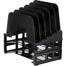 Officemate OIC 22112 — OIC Tray/Incline Sorter Combo - 5 Compartment(s) - 14 Height x 9.1 Width x 13.5 Depth - Desktop - Stackable - 1 / Pack