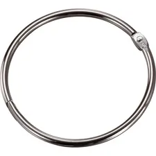 Officemate OIC 99706 — OIC Looseleaf Book Rings - 3 Diameter - Silver - Metal - 10 / Box