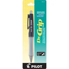 Pilot PIL 36101 — Pilot Dr. Grip Retractable Ballpoint Pens - Medium Pen Point - 1 mm Pen Point Size - Refillable - Retractable - Blue - Blue Barrel - 1 Each