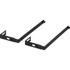 Officemate OIC 21460 — OIC Adjustable Partition Hangers - 7 Length - Metal - Black - 2 / Pair