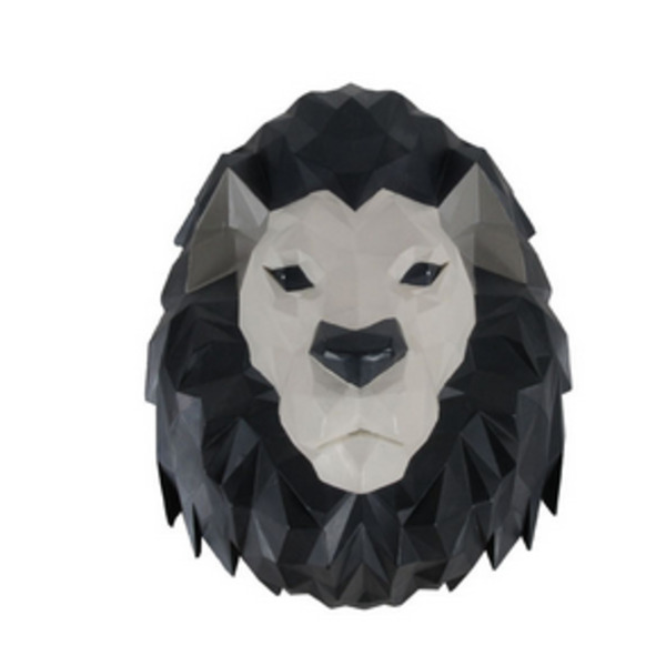 Old Modern Handicrafts Inc omh AT012 - Anne Home - Origami Lion Head Wall Dcor