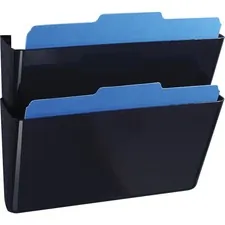 Officemate OIC 21405 — OIC Wall Mountable Space-Saving Files - 7 Height x 13 Width x 4.1 Depth - Plastic - 2 / Box