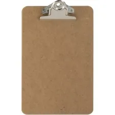 Officemate OIC 83103 — OIC Hardboard Clipboards - 1 Clip Capacity - 6 x 9 - Clamp - Hardboard - Brown - 1 Each