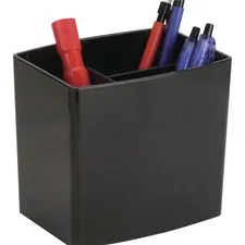 Officemate OIC 22292 — OIC 2200 Series Large Pencil Cup - 4.5 x 5 x 3.8 x - Plastic - 1 Each - Black