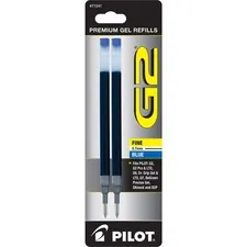 Pilot PIL 77241 — Pilot G2 Premium Gel Ink Pen Refills - 0.70 mm, Fine Point - Blue Ink - Smear Proof - 2 / Pack