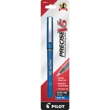 Pilot PIL 35344 — Pilot Precise V5 Extra-Fine Premium Capped Rolling Ball Pens - Extra Fine Pen Point - 0.5 mm Pen Point Size - Blue - 1 / Pack
