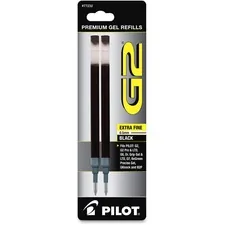 Pilot PIL 77232 — Pilot G2 Premium Gel Ink Pen Refills - 0.50 mm, Extra Fine Point - Black Ink - Smear Proof - 2 / Pack