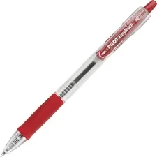 Pilot PIL 32222 — Pilot EasyTouch Retractable Ballpoint Pens - Medium Pen Point - 1 mm Pen Point Size - Refillable - Retractable - Red - Clear Barrel - 12 / Dozen
