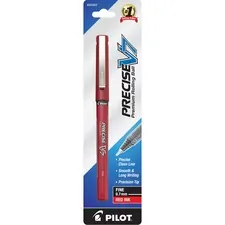 Pilot PIL 35342 — Pilot Precise V7 Fine Premium Capped Rolling Ball Pens - Fine Pen Point - 0.7 mm Pen Point Size - Red - Red Barrel - 1 Each
