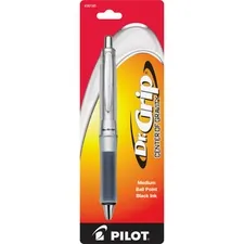 Pilot PIL 36180 — Pilot Dr. Grip Center of Gravity Retractable Ballpoint Pens - Medium Pen Point - 1 mm Pen Point Size - Refillable - Retractable - Black - Clear Barrel - 1 Each