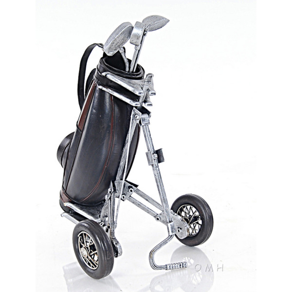 Old Modern Handicrafts Inc omh AJ040 - Black Golf Bag Pen Holder Home Dcor