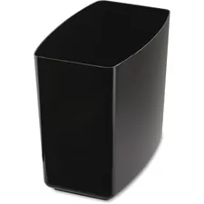 Officemate OIC 22262 — OIC 2200 Series Waste Container - 5 gal Capacity - 12.5 Height x 13.8 Width x 8.4 Depth - Black - 1 Each