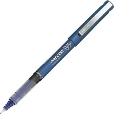 Pilot PIL 35349 — Pilot Precise V7 Fine Premium Capped Rolling Ball Pens - Fine Pen Point - 0.7 mm Pen Point Size - Blue - Blue Plastic Barrel - 12 / Dozen