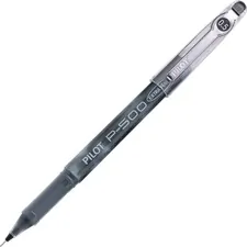 Pilot PIL 38600 — Pilot Precise P-500 Precision Point Extra-Fine Capped Gel Rolling Ball Pens - Extra Fine Pen Point - 0.5 mm Pen Point Size - Needle Pen Point Style - Black Gel-based Ink - Black Barrel - 12 / Dozen