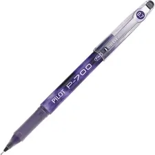 Pilot PIL 38621 — Pilot P700 Fine Point Gel Rollerball Pens - Fine Pen Point - 0.7 mm Pen Point Size - Purple Gel-based Ink - Purple Barrel - 12 / Dozen