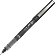 Pilot PIL 35346 — Pilot Precise V7 Fine Premium Capped Rolling Ball Pens - Fine Pen Point - 0.7 mm Pen Point Size - Black - Black Plastic Barrel - 12 / Dozen